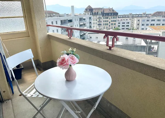 Appartement La Proximité Du Centre Avec Vue Lausanne